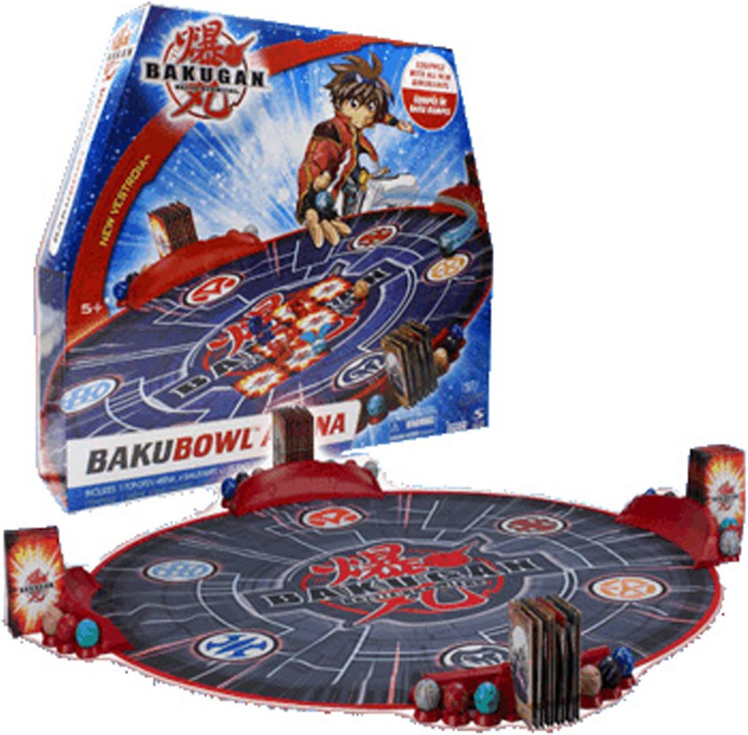 Bakugan Bakubowl - Season II New Vestroia V2 with Bakugan Ball and Metal Gate Card