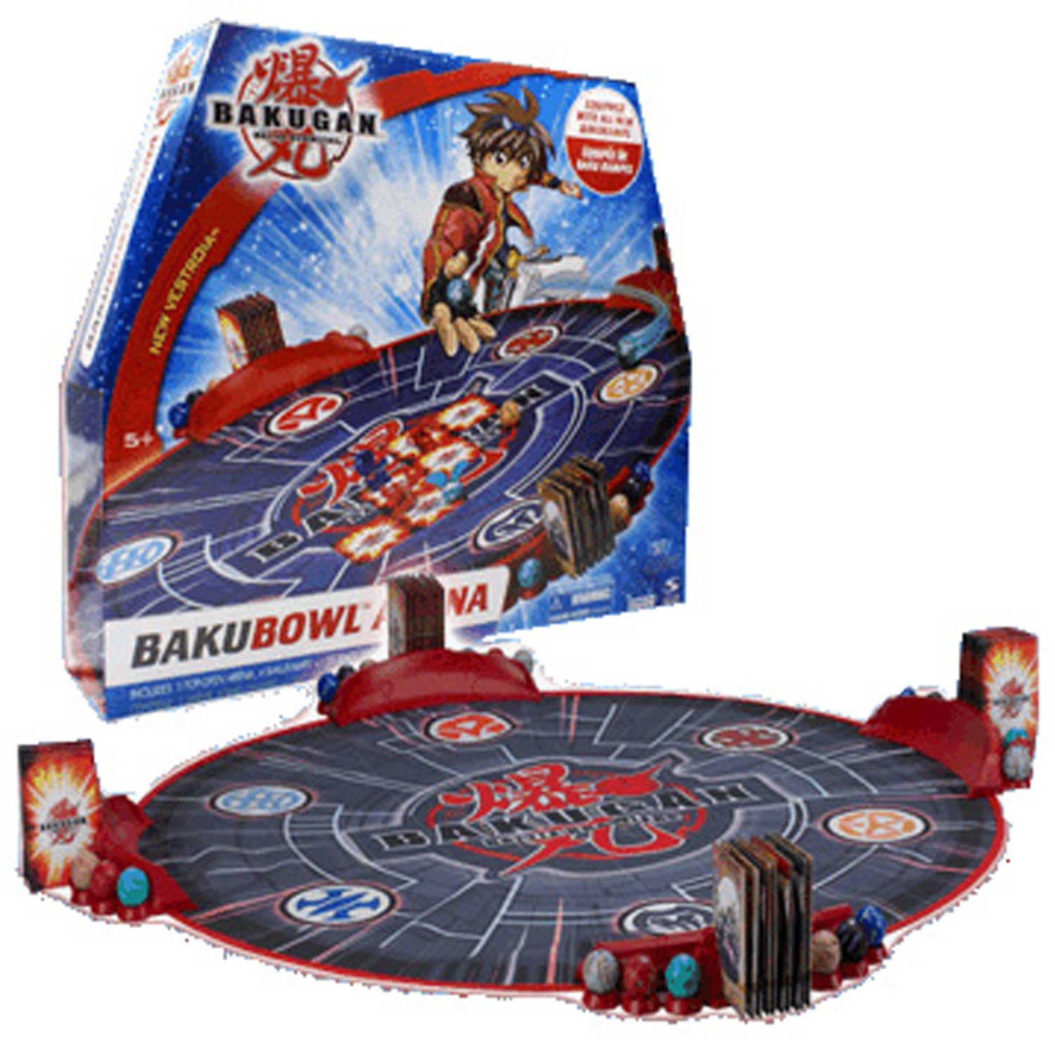 Bakugan Bakubowl - Season II New Vestroia V2 with Bakugan Ball and Metal Gate Card