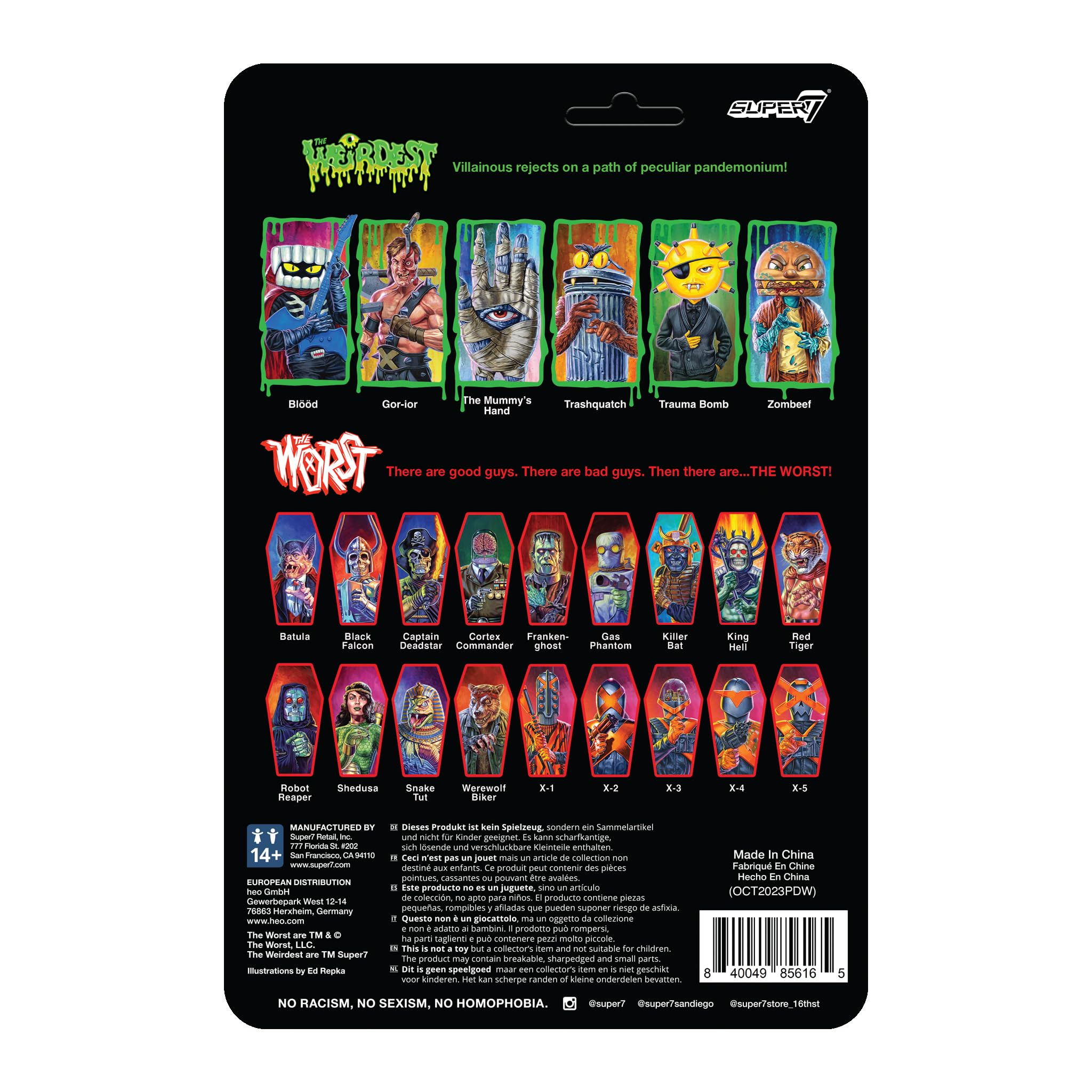 Amazon.com: Super7 The Weirdest Blööd Rotten Rangers - 3.75