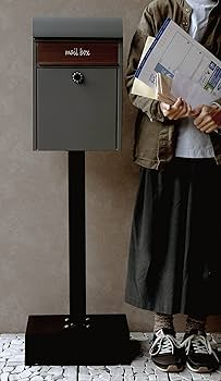 Amazon.co.jp: MOJYU スタンドポスト Gilda グレー SDM-013