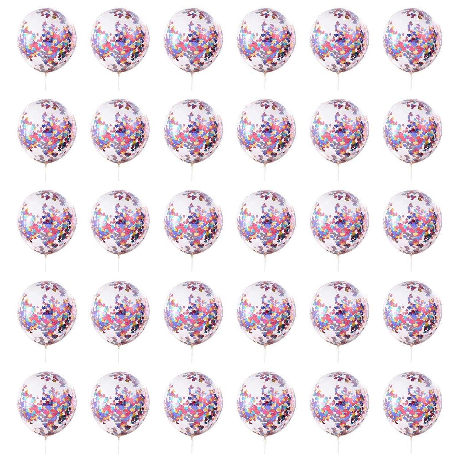 GDFHBD 30 Pieces Of Sequin Balloons, Creative Decorative Balloons, Party Scene Arrangement, Suitable For Birthdays, Weddings, And Celebrations.