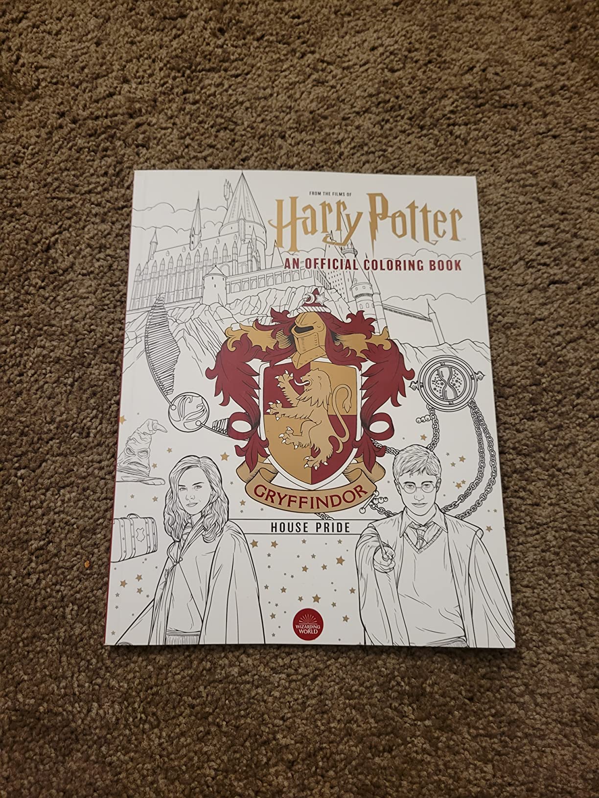 Amazon.com: Harry Potter: Gryffindor House Pride: The Official Coloring ...