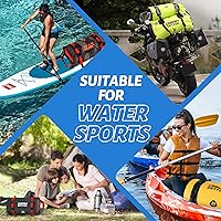 Vista 8 de Bolsa de lona impermeable de 40L y bolsa seca de 25L