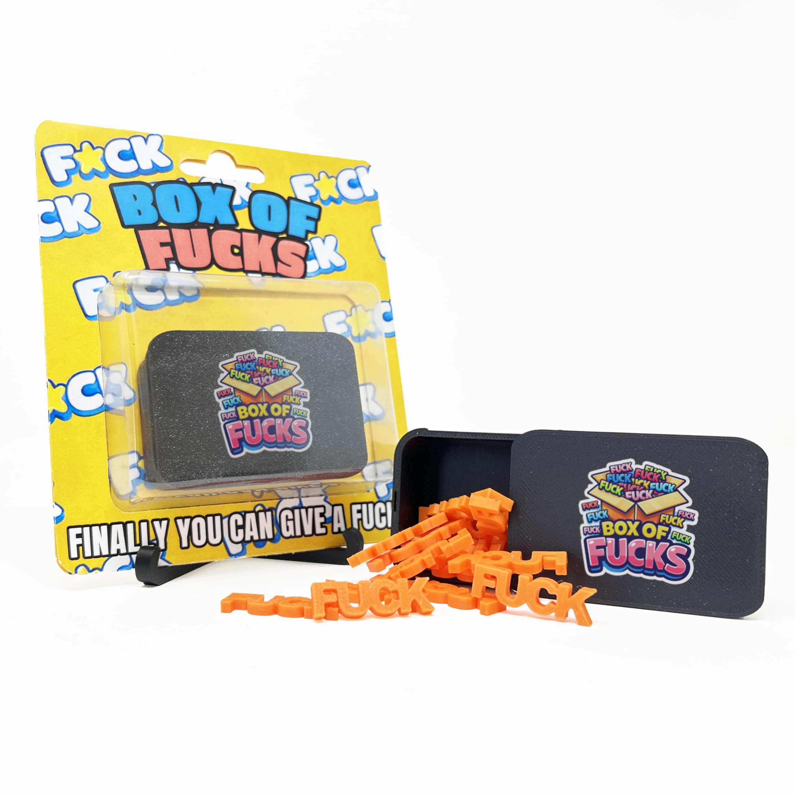Party People Novelty Gifts - Box of Fucks To Give (With Gift Bag) - Funny Novelty Gift for Men or Women - Not For Children
