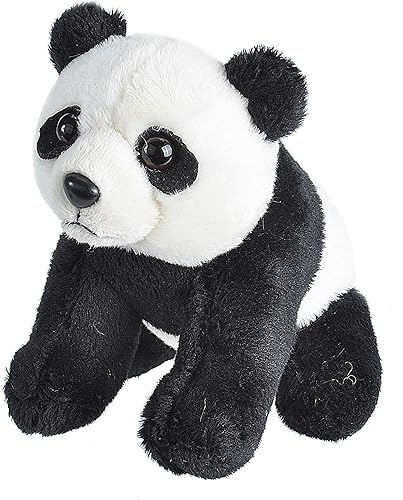 Miniatura 6 de Wild Republic Pocketkins - Panda ecológico, animal de peluche, 5 pulgadas, hecho de materiales reciclados, respetuoso con el medio ambiente