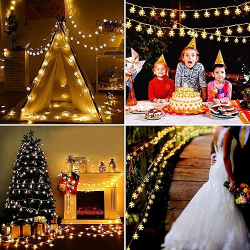 Miniatura 4 de Luces decorativas de Halloween, 20 pies, 40 LED, 3D, calabaza, murciélago, fantasma, araña, funciona con pilas, luces parpadeantes impermeables para