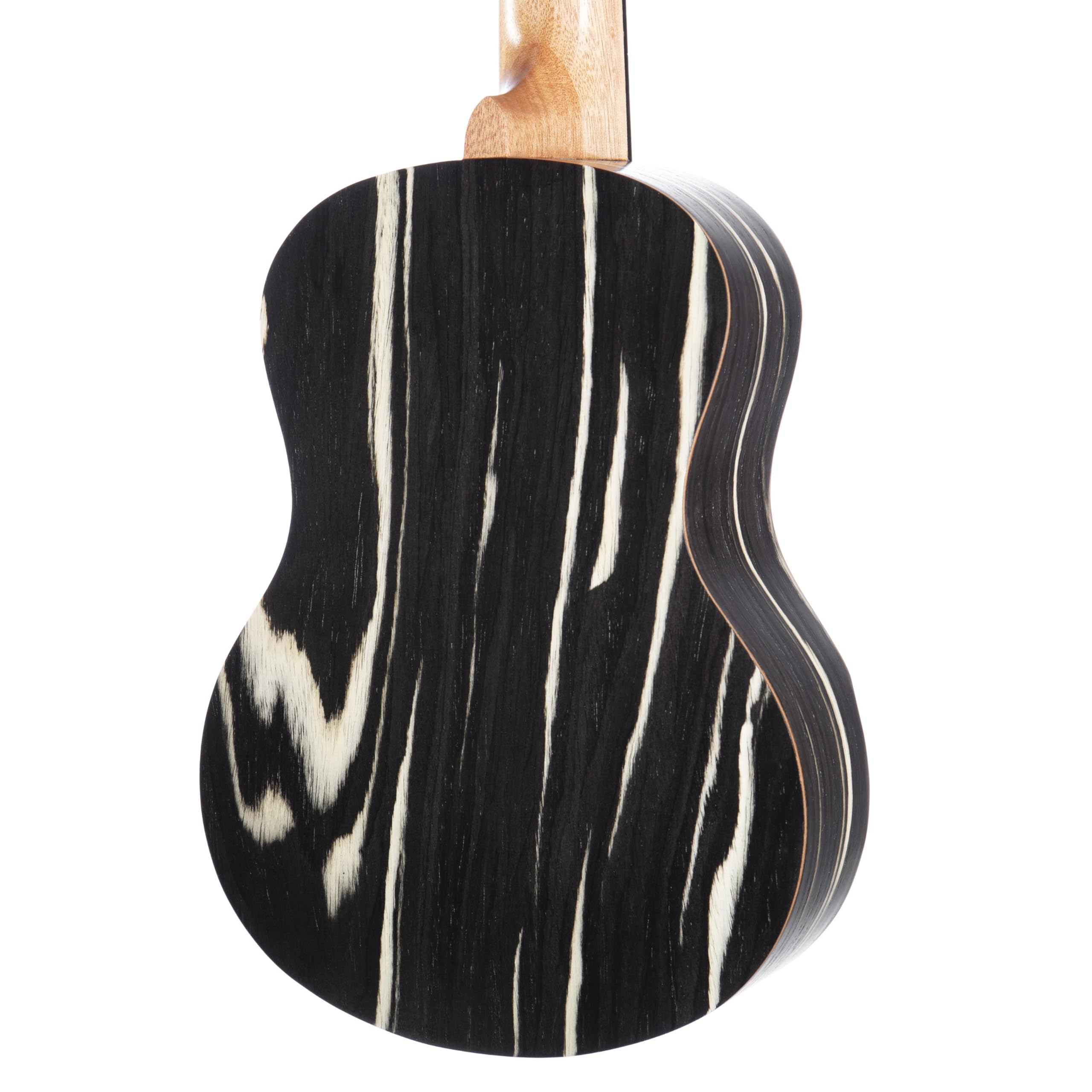 Fame KAW Tenor Ukulele, Kraftvoller warmer Klang, Leichtes Greifen, 18 Bünde, Optimierter Spielkomfort, Präzises Stimmen, 4 Nylonsaiten, Edle Mattlackierung