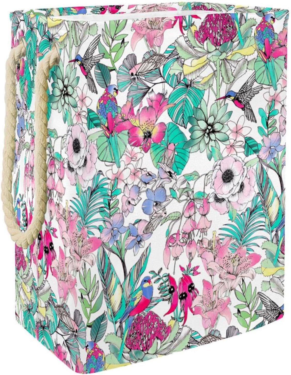 Foldable Laundry Basket, Large Laundry Baskets, Australian Flora and