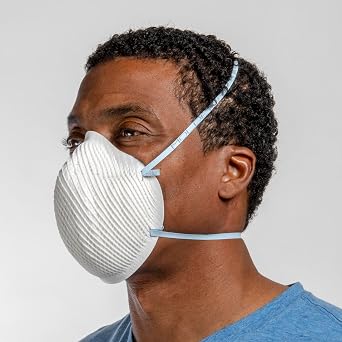 Moldex 2200N95 Disposable Respirator Masks, White, Pack of 20, Medium/Large