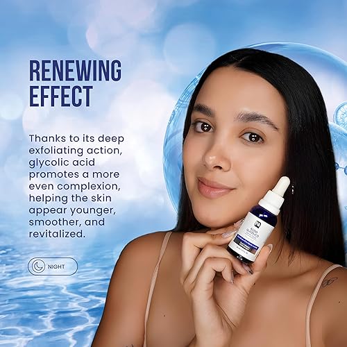 Miniatura 5 de Pili Ácido glicólico 10% de concentración – | Suero iluminador, suavizante y exfoliante | con AHA para colágeno y renovación celular | Botella de 1