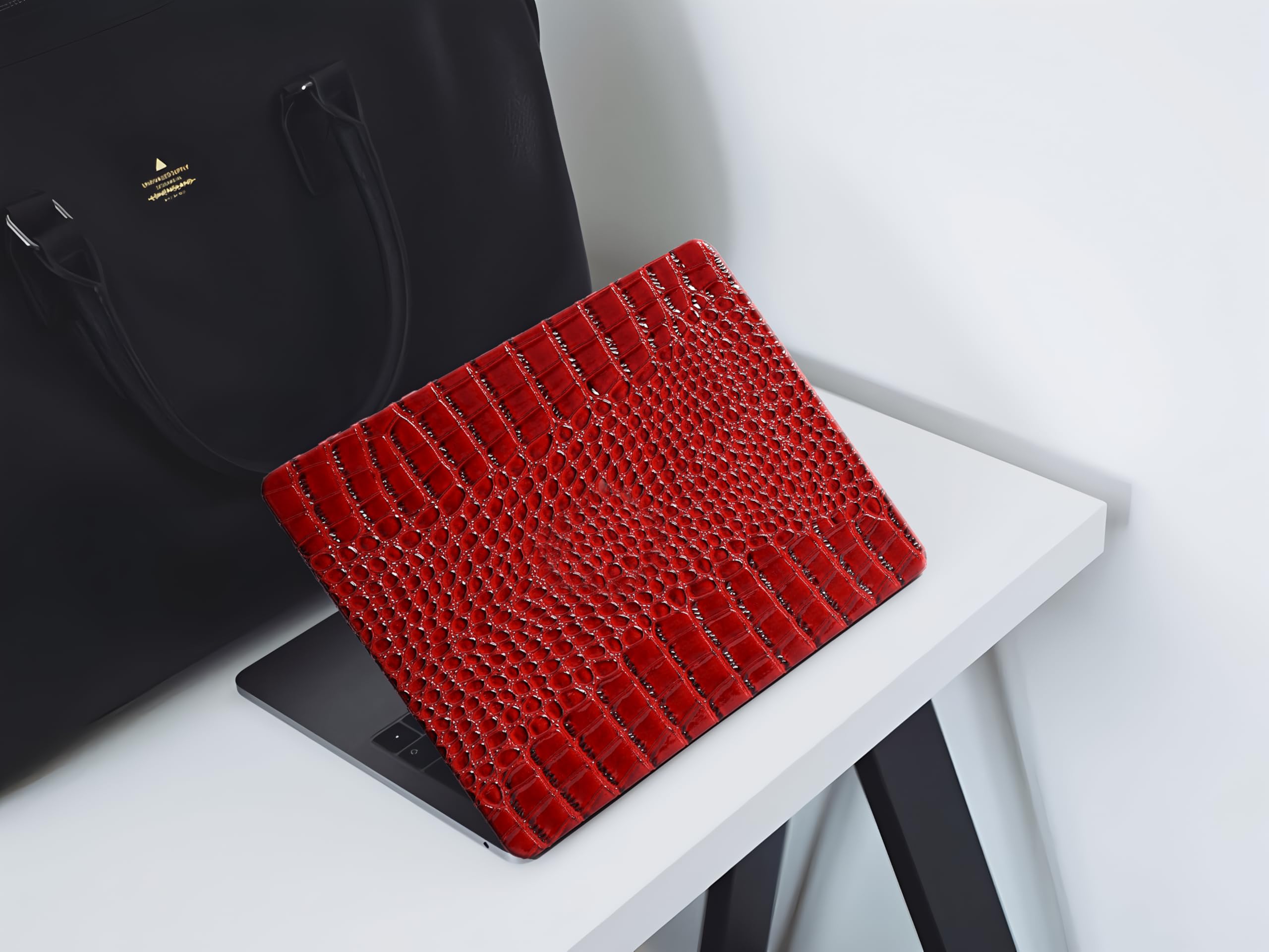 Funda de cocodrilo para MacBook Pro de 14 pulgadas 2024-2021 M4 M3 M2 M1 Pro/Max Chip A3112 A3185 A3401 A2918 A2992 A2779 A2442, piel de cocodrilo piel de serpiente, carcasa rígida y cubierta