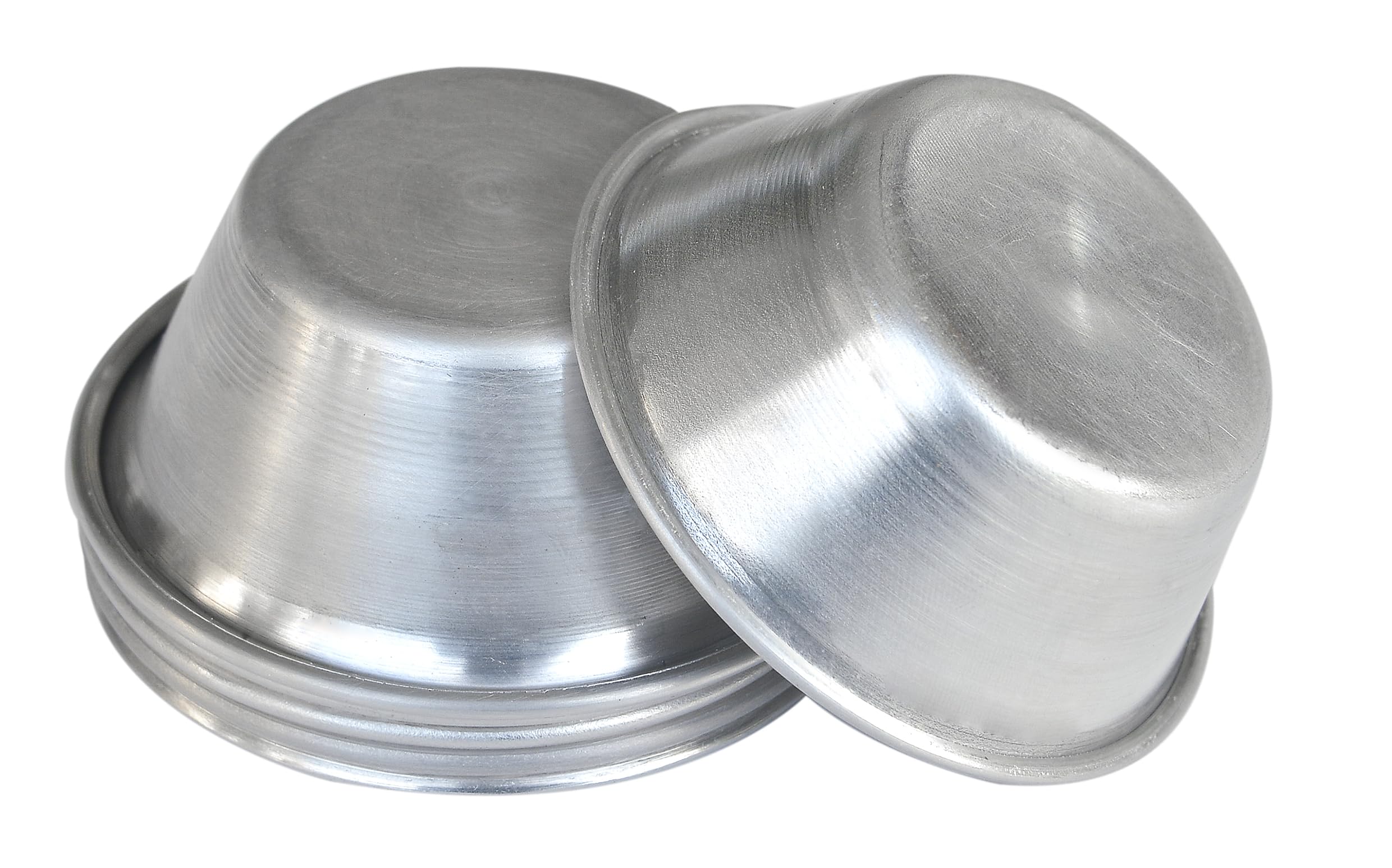 Mali'S 43028, Pasteis De Nata Formy, zestaw 6 form, Ø 5,9 cm x wys. 2,3 cm, niepowlekane aluminium, srebrne
