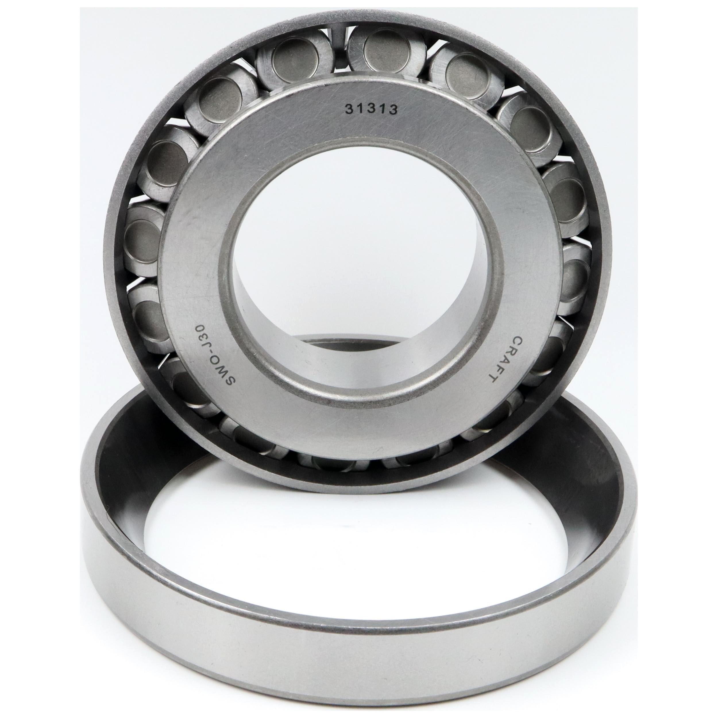 Cuscinetto a rulli conici 31313, 65 x 140 x 36 mm, cuscinetto di precisione ad alta resistenza, per carichi assiali e radiali, DIN 720 ISO 355, durevole e resistente al calore