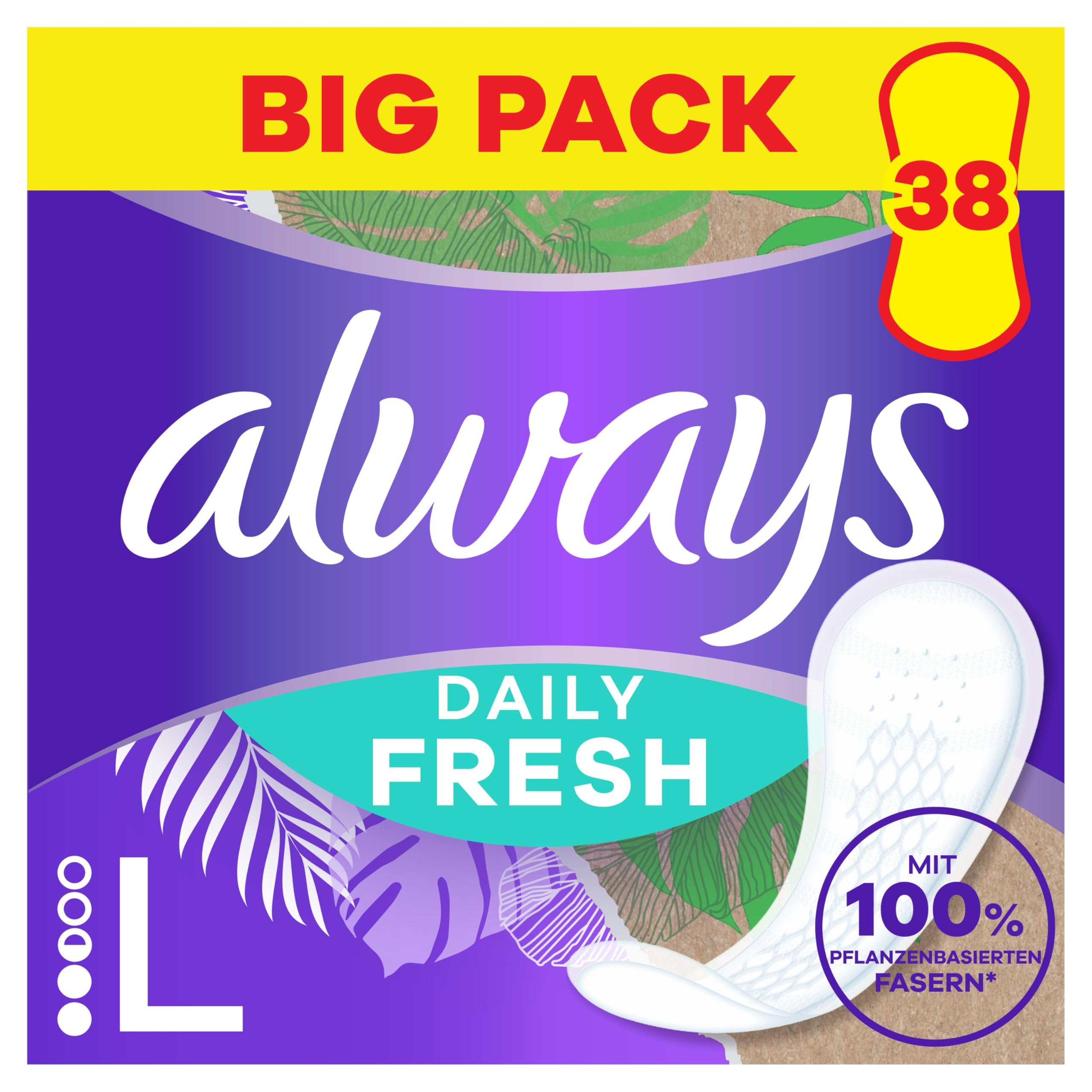 Always Slipeinlagen Long Daily Fresh Duftfrei