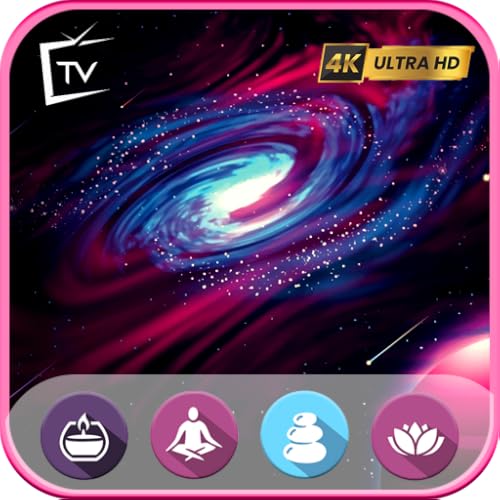 Celestial Harmonies: Ambient Relaxing Music Mix for Galaxy Deep Space Journey, Meditation, and Sleep Background For Tablets And Fire TV - NO ADS