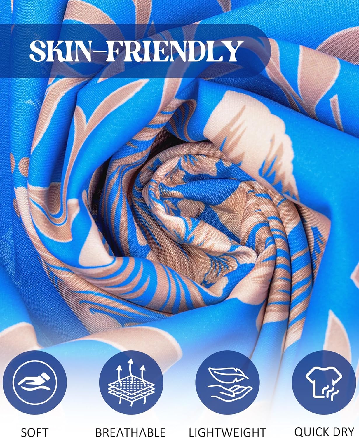 Kaftan Dresses for Women Plus Size Bathing Suit Caftans Swimsuit Cover up Maxi Beach Dress Loungewear - Image 8