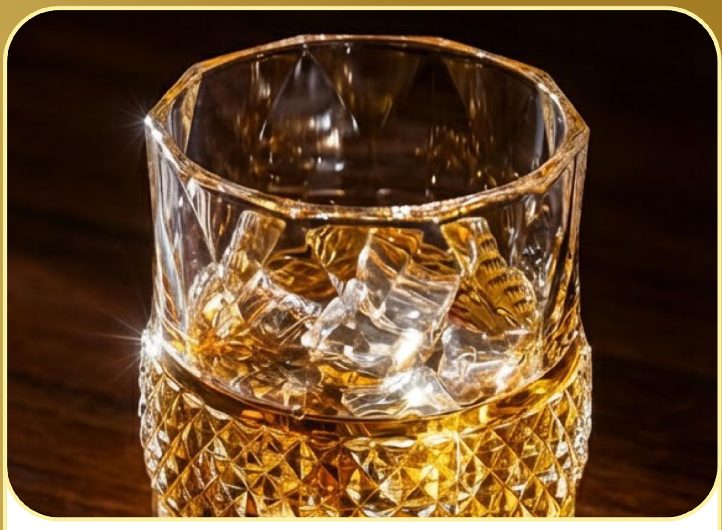 INTIGNIS® Coffret 3 Verres à Whisky 350 ml – Verres Design Taillés & Polis à la Main, Base Lourde, Emballage Cadeau Premium