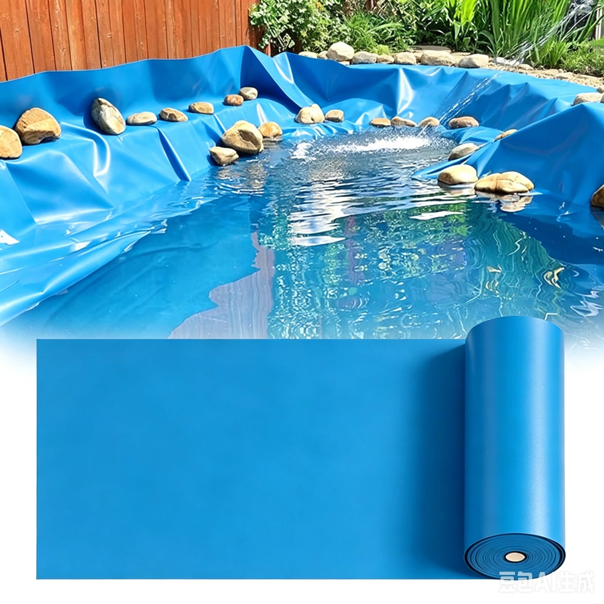 Hamankim Large Fish Pond Liner HDPE Impermeable Horticultural Membrane