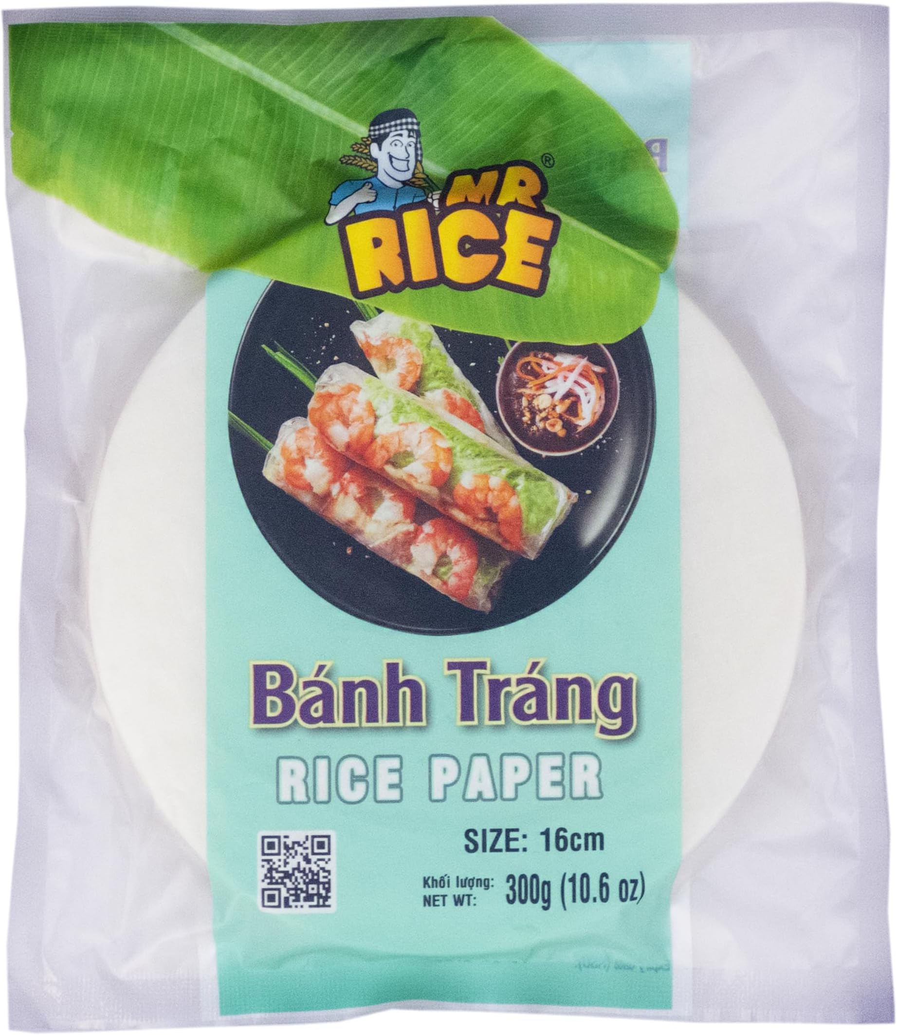 Mr Rice Fresh Roll Rice Paper 16cm (300gm)