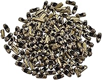 Vista 1 de uxcell Conector de cadena de bolas, cadena de bolas de 0.126 in, conexión de clips de eslabones de engarzado, bronce galvanizado de hierro, paquete