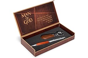 Dicksons Man of God Ballpoint Pen and Keychain Gift Set - A...