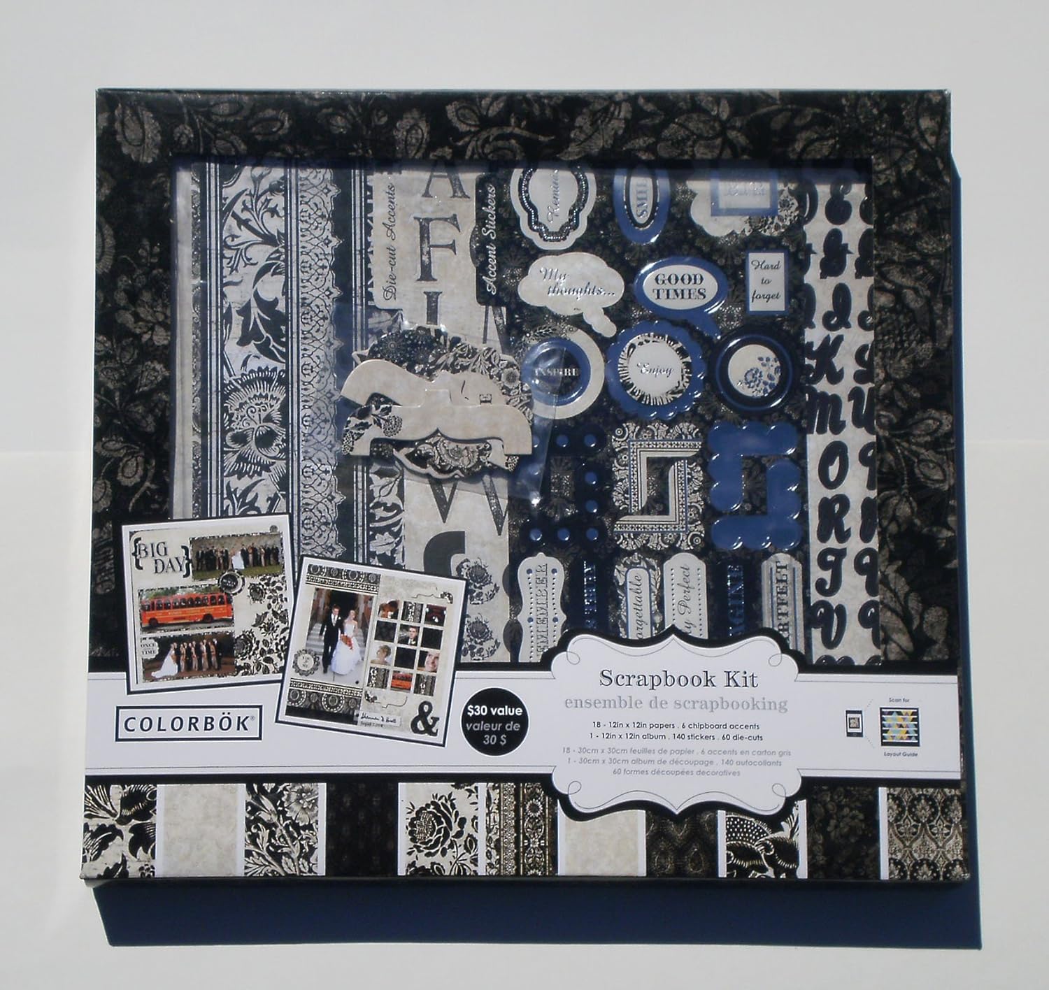 Colorbok Scrapbook Kit 12" x 12" Arts, Crafts & Sewing