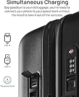 Vista 3 de NINETYGO EQUIPAJE para viaje, Negro