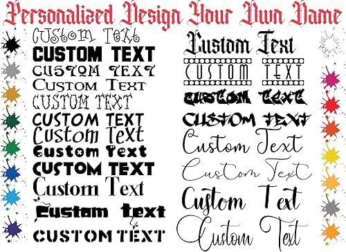Miniatura 1 de Diseña tu propia calcomanía de vinilo personalizada, letras iniciales, monograma, ventanilla de coche, placa de regalo, diseño personalizado,