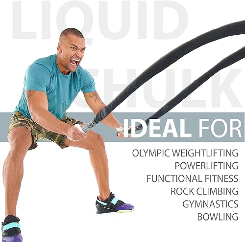 Miniatura 5 de WARM BODY COLD MIND Tiza líquida prémium para levantamiento de pesas, agarre de mano para entrenamiento cruzado, escalada, gimnasia, levantamiento