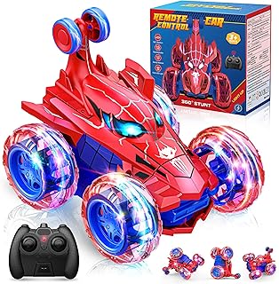RC Cars Toys for Boys Remote Control Car for 3 4 5 6 7 8 9 10 Year Old Boy Girl 360Â° Flips 4WD Remote Control Car Boy Toys Indoor Outdoor All Terrain Electric RC Car Gifts for 3-10 Boys Girls
