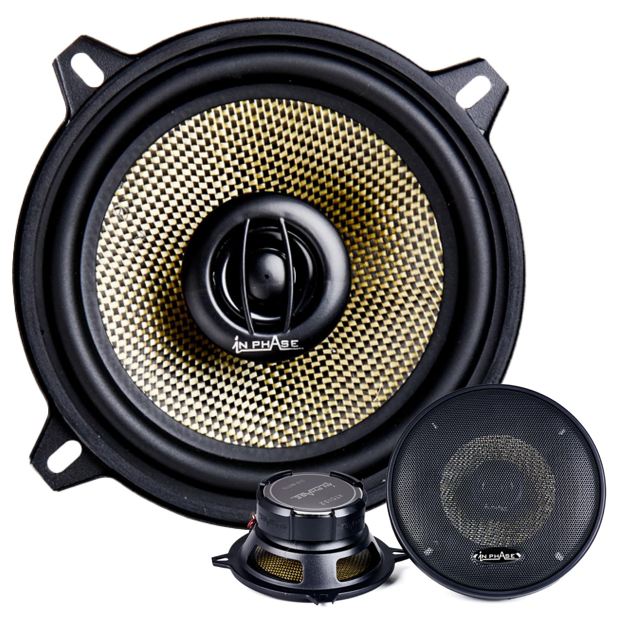 In Phase Car Audio Xtc13.2 210W 13Cm/5.25" Coaxial Speakers