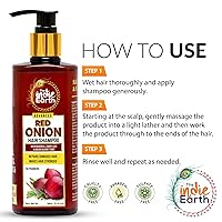 Vista 4 de The Indie Earth Champú Avanzado de Cebolla Roja 10.1 fl oz/10 Fl.Oz