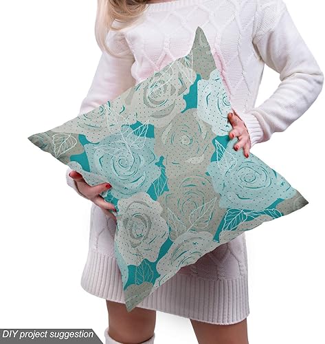 Vista 209 de Ambesonne - Tela multicolor impresa digital por The Yard