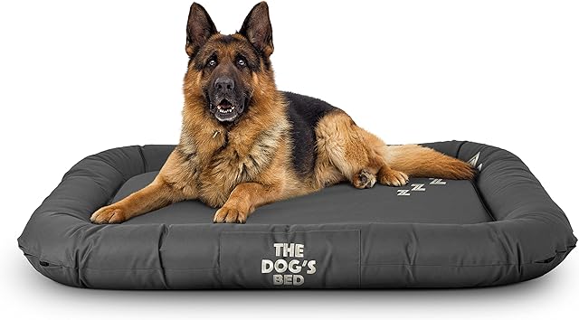 The Dogs Bed Utility Waterproof Reversible Dog Bed, XL 125x85cm, Tough YKK Zipper, Washable Durable Cover