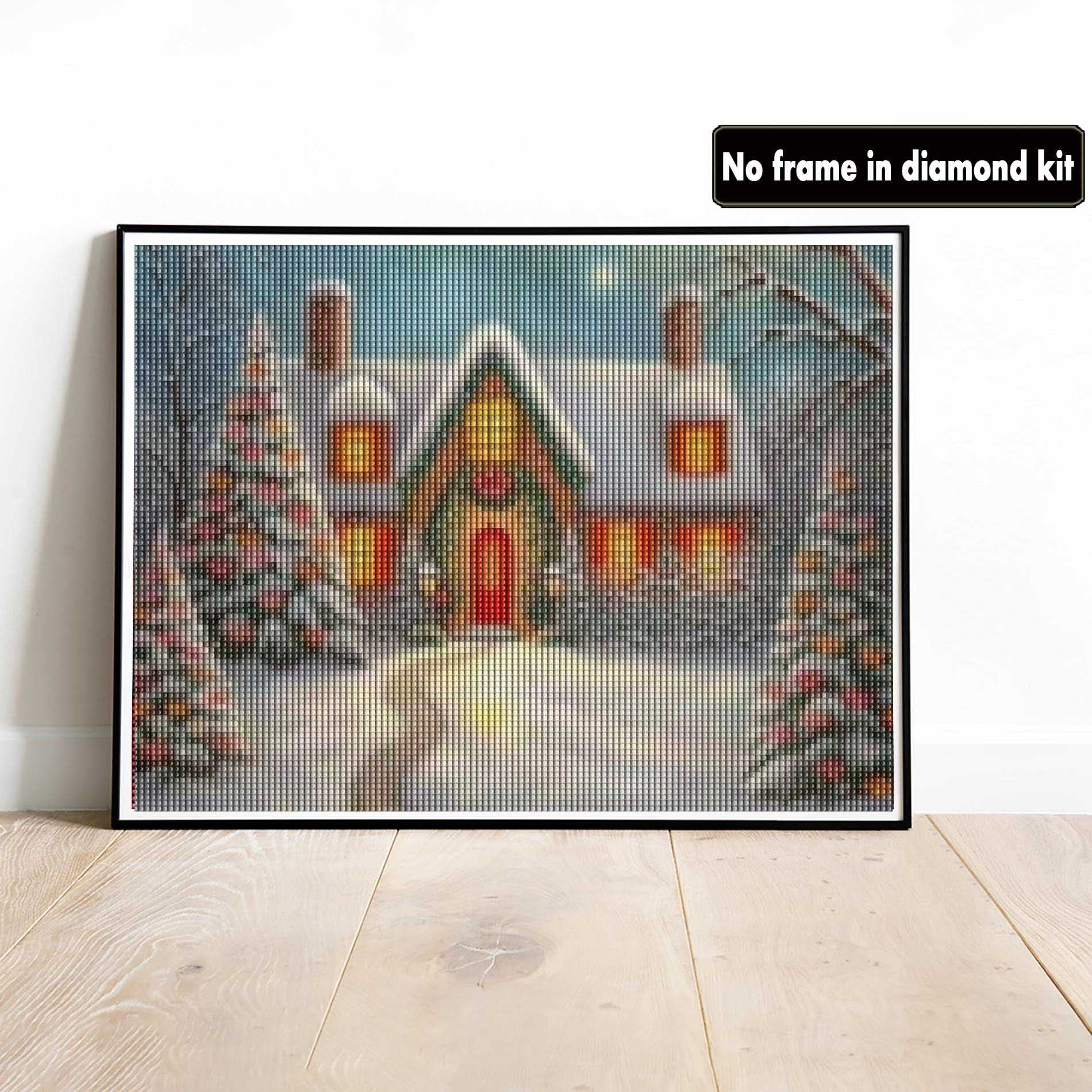 VAIIEYO 5D Diamond Painting Weihnachtsgnom - XXL 30x80cm DIY Diamantbild Zum Kleben