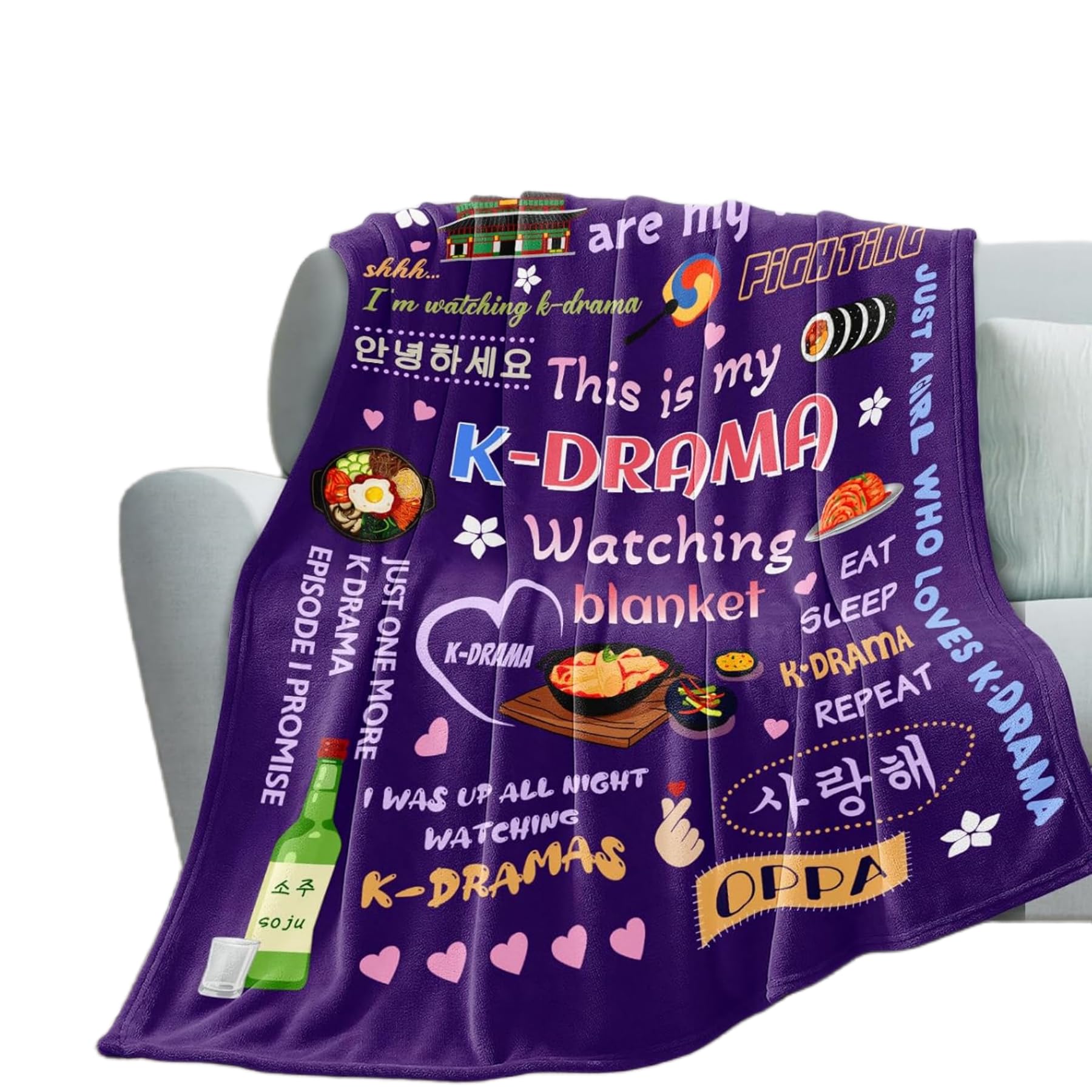 Cadeaux de drame coréen : couverture Kdrama originale pour homme et femme