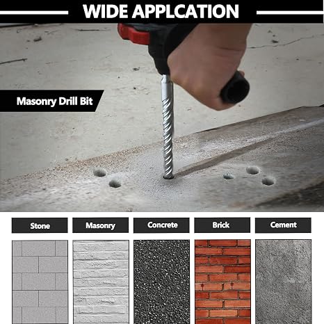 1 x 5 x 10 (26 x 260mm) SDS Max Rotary Hammer Drill Bit Masonry Bit