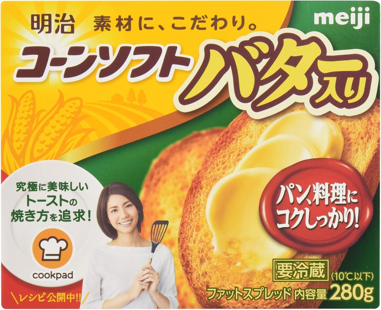 Amazon Co Jp 冷蔵 明治 明治コーンソフトバター入り 280g 食品 飲料 お酒