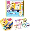 Baby Shark Flashcards Learning Bus Baby Shark Toys Interactive Learning Toys for Toddlers Learning & Educational Toys