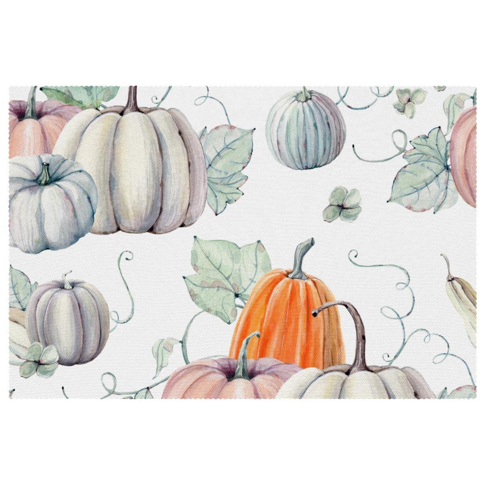 Set de table aquarelle chic et résistant à la chaleur pour repas de famille