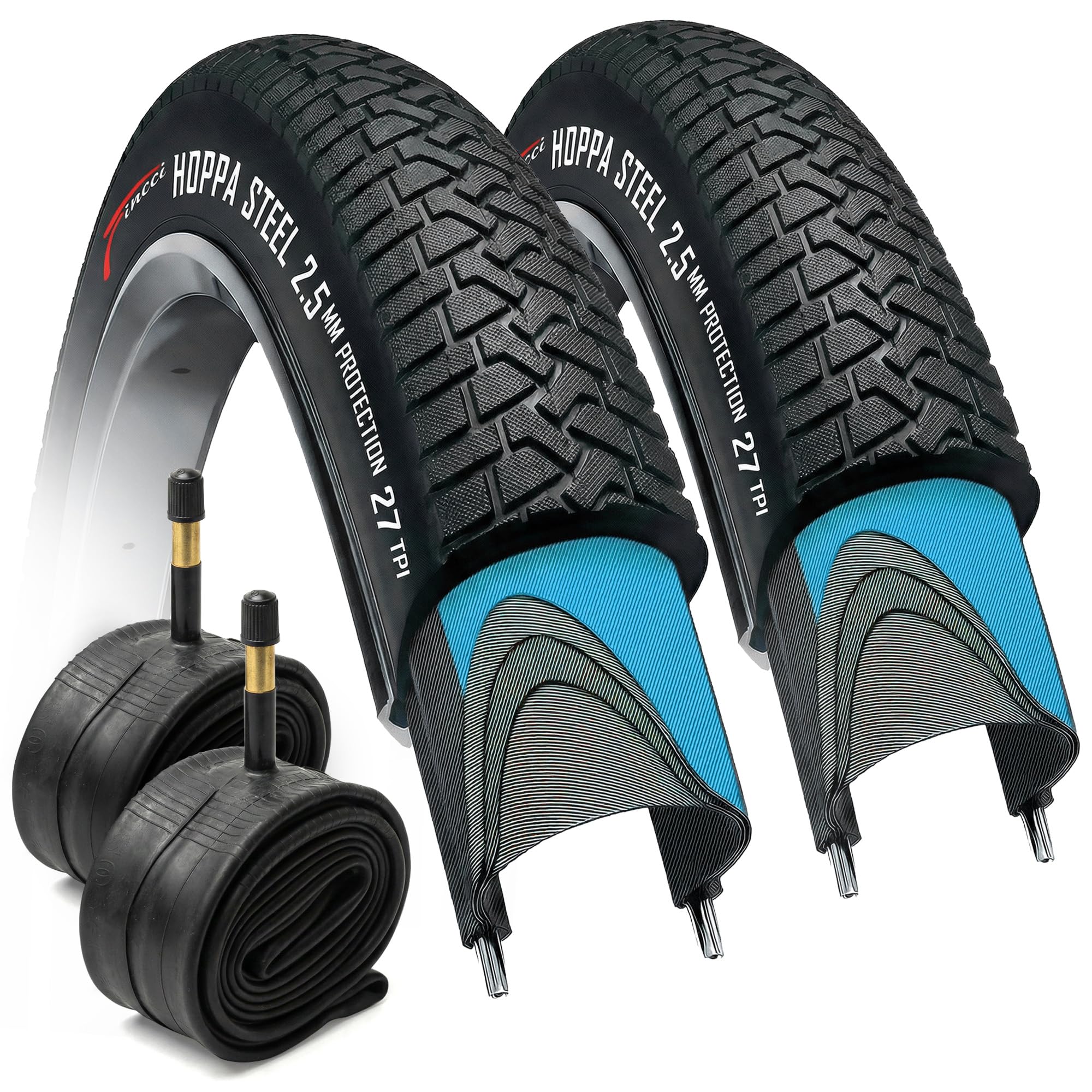 Amazon.com : Fincci Hoppa Set BMX 56-406 20x2.10 Bike Tire and 20