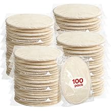 Loofah Individually Wrapped,Luffa,Natural Loofahs,Bath Loofah,Shower Loofah,Body Loofah,Loofah Exfoliating Body Scrubber Pads,Travel Loofah Sponges Pouf Brush for Women and Men 100 Pack