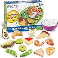 Vista 1 de Learning Resources New Sprouts Multicultural Play Food Set - Toddler Groceries Toys, Imaginative Play, Language and Social Skills, Kitchen