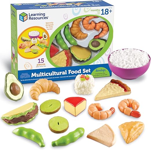 Learning Resources New Sprouts Multicultural Play Food Set