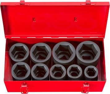 TEKTON 1 Inch Drive Deep 6-Point Impact Socket Set, 9-Piece (1-2 in.) | 4892