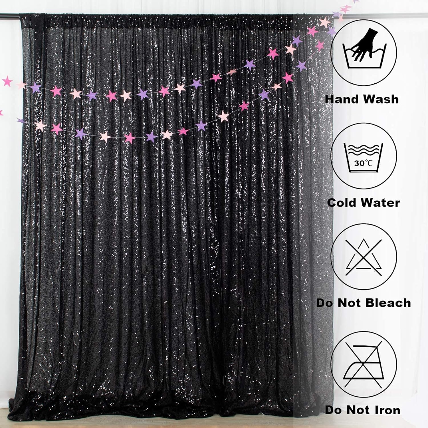 Hоt Dеаlѕ ShinyBeauty Black Sequin Backdrop 10x10 FT Sequin Fabric Backdrop for Photography Black Backdrop 10FT Glitter Backdrop for Party Wedding Decoration Bеѕt Cуbеr Mоndау 🔥 ShinyBeauty Black Sequin Backdrop 10x10 FT Sequin Fabric Backdrop for Photography Black Backdrop 10FT Glitter Backdrop for Party Wedding Decoration