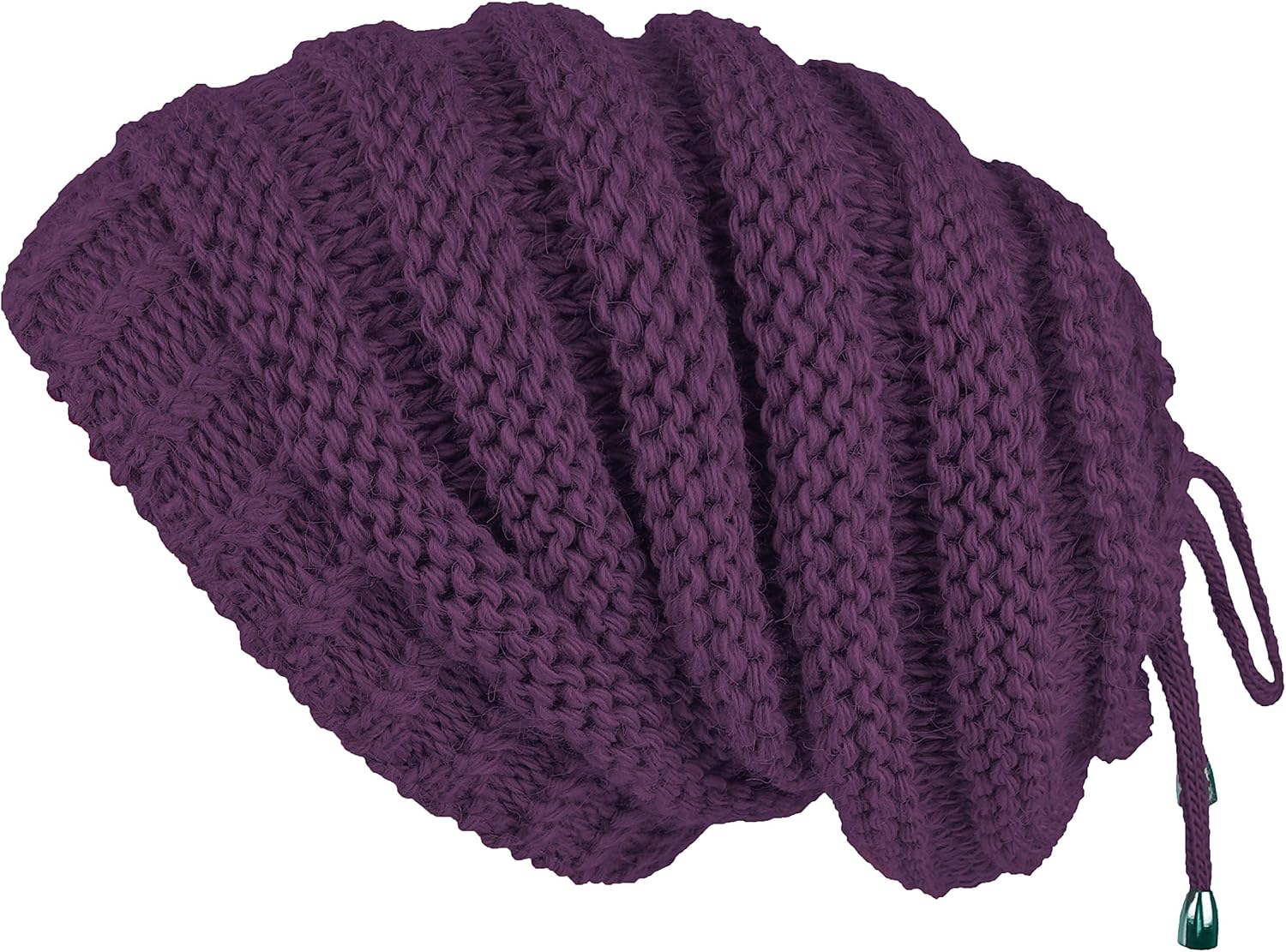 Lilax Cable Knit Slouchy Chunky Stripe Oversized Soft Warm Winter Beanie Hat