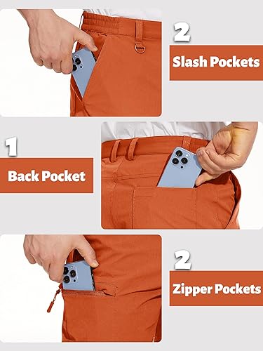 Miniatura 4 de TACVASEN Pantalones cortos de senderismo para hombre, de secado rápido, ligeros, para exteriores, golf, pesca, tácticos, casuales, con múltiples