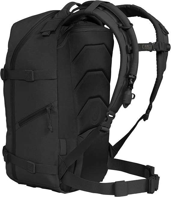 CamelBak Sparta Tactical Hydration Backpack, LowRider Design with 1oz MilSpec Crux Reservoir and MOLLE, Black