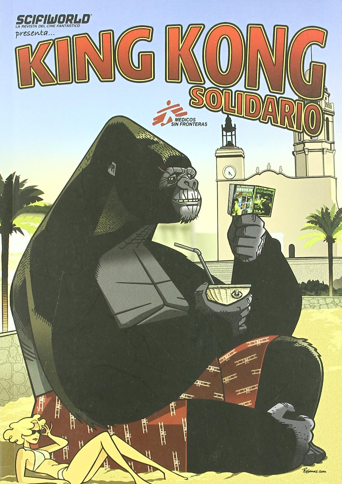 King Kong solidario statue decorative pour sublimer votre bureau professionnel